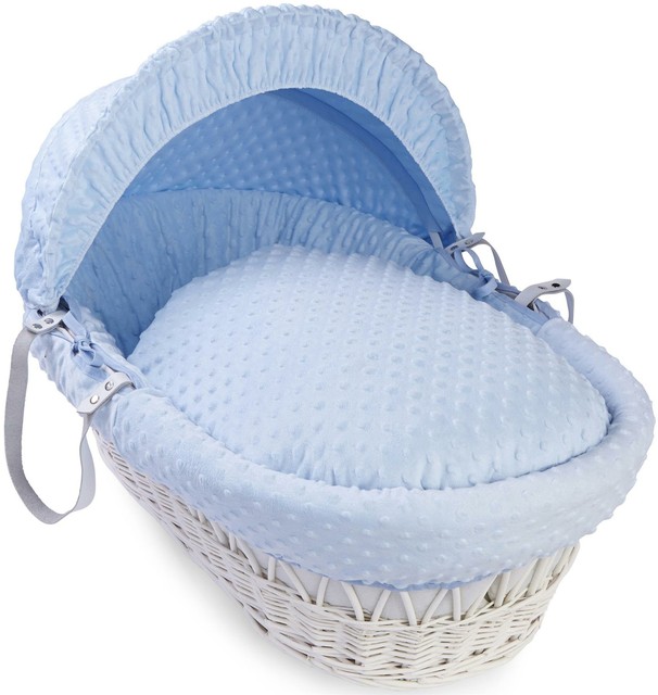 newborn baby in basket