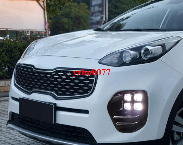 20172019 For Kia Sportage KX5 LED DRL Daytime Running Lights/front Fog