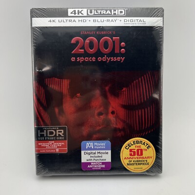 2001 A SPACE ODYSSEY 4K (1968) Ultra HD White Cover Version ☆ ULTRA RARE  A++ ☆