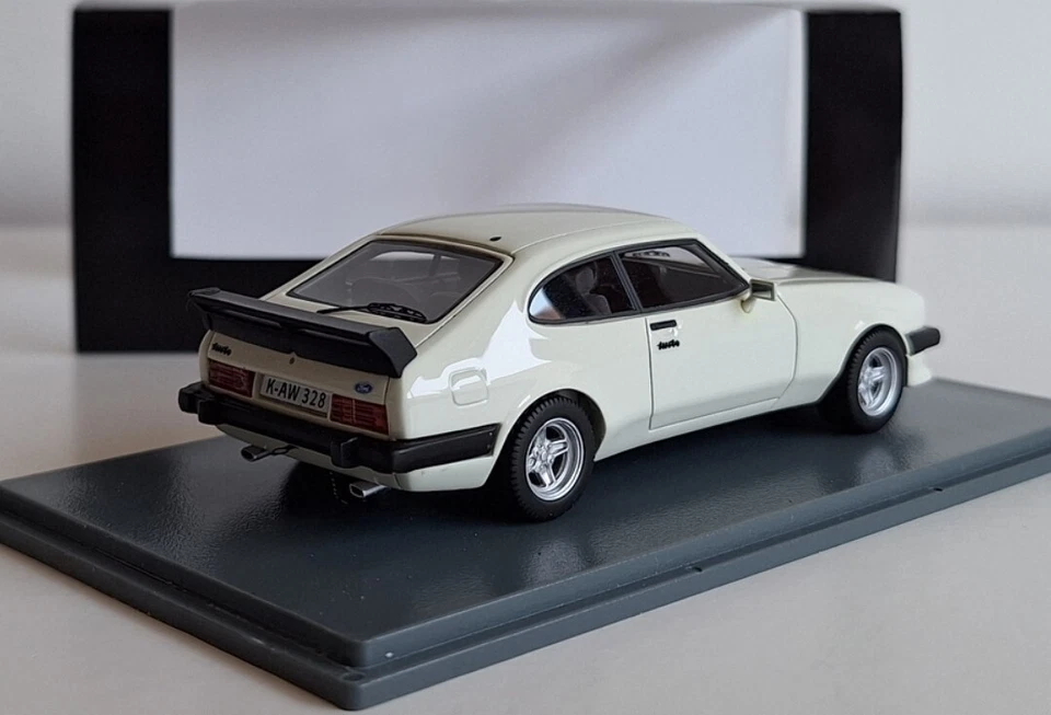 Ford England Capri MKIII Turbo Coupe 1981 White 1:43 Neo 43328 EXTREMELY RARE!! - Image 3 of 4