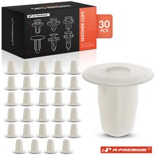 A-premium 20pcs 9mm Square Nylon Fender Lining Screw Grommet Retainer For Toyota