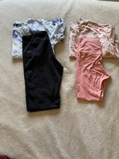 Exercise Clothes Bundle Women Medium Pants XL Shirts