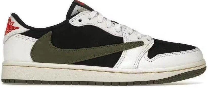 Preços baixos em Travis Scott x Air Jordan 1 OG SP Low Black Olive