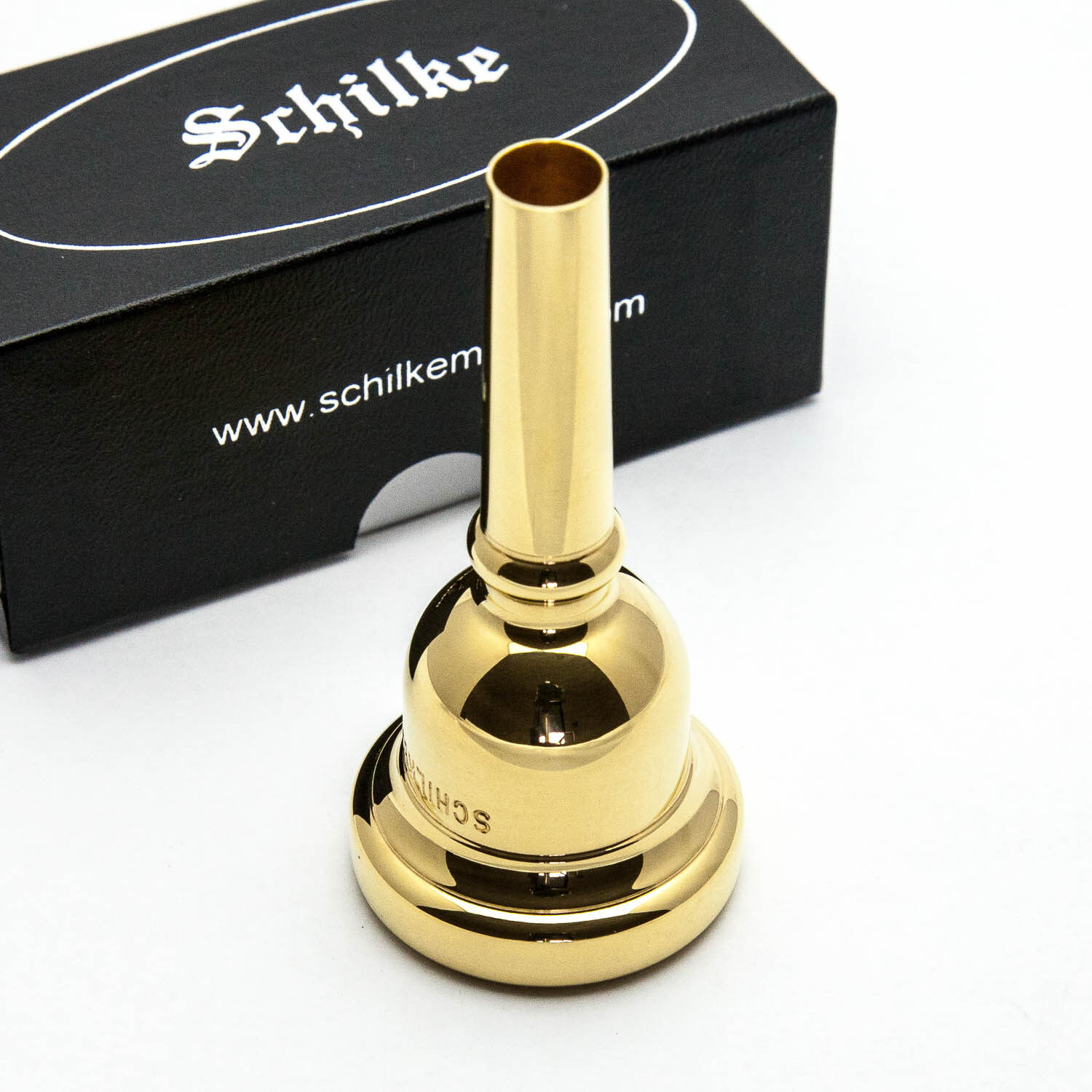 Genuine Schilke 52D Small Shank 24K Gold Trombone Mouthpiece NEW Nieuw gemaakt in Japan