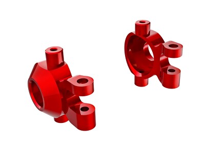 Traxxas 9737-RED TRA9737-RED Steering blocks aluminum (red