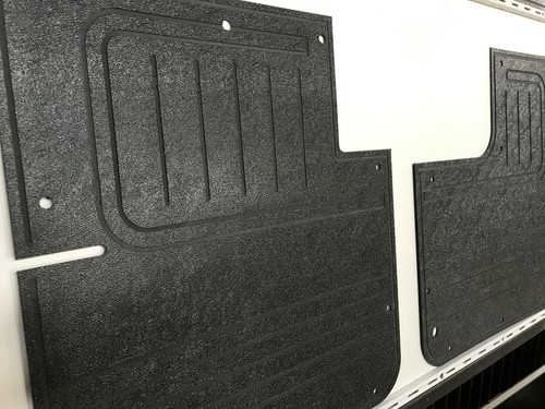 Black ABS Waterproof Barn Doors Fits Toyota Landcruiser FJ40-45 SWB x2 - Picture 6 of 9