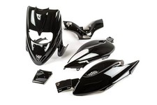 Kit Carena Carene Gilera Stalker 50 cc - Nero Lucido - 5 Pezzi