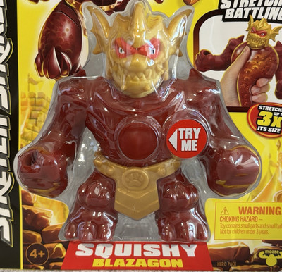Moose Heroes of Goo Jit Zu Stretch Strikers Squishy Blazagon Action Figure