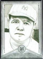 2019 Topps Museum Collection Canvas Reproduction Babe Ruth #CC-34