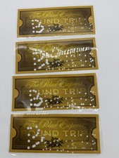 Boleto Believe Polar Express Navidad Santa Believe Laminado