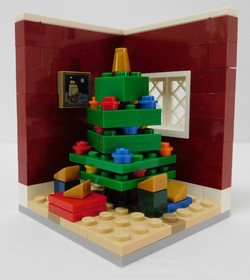 100% - 2011 LEGO 3300020 Christmas HOLIDAY SET #1 Home Tree Boy Child Minifigure