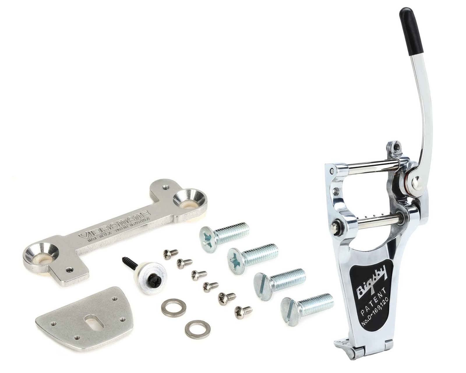 Наконечник Vibramate V7 и Bigsby B7 Vibrato для Gibson Les Paul — алюминий