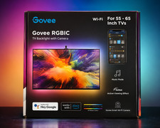 Govee RGBIC TV Backlight With Camera For 55-65 Inch TVs WiFi LED RGB Lights