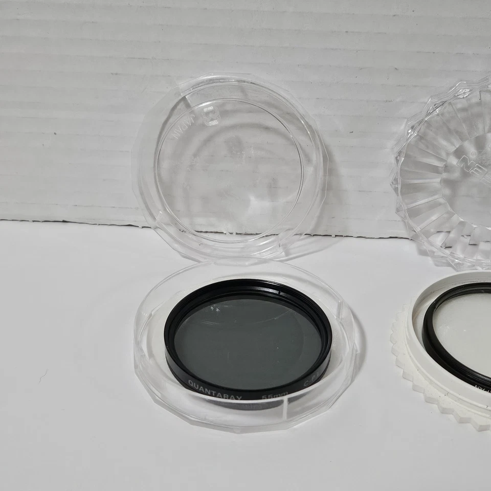 Lot 3 Camera Lens Quantaray 55mm C.P.L. & 6X-Cross & Teffen Center Spot  Japan - Image 2 of 4