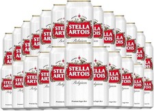 Stella Artois Premium Lager case of 24 x 440ml cans BEST BEFORE DATE NOVEMBER 25