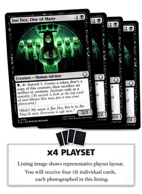 Joo Dee, One of Many X4 [Avatar: The Last Airbender] MTG PLAYSET - TLA 0105 NM