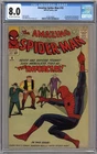 AMAZING SPIDER-MAN #10 CGC 8.0 OFF-WHITE TO WHITE PAGES MARVEL COMICS 1964