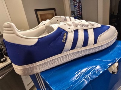 Size 10.5 - adidas Samba OG Crystal White Royal Blue for  display picture 1
