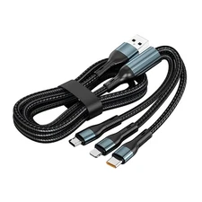 1pcs new 3-in-1 USB charging cable for phone type-c Accessories free shipping