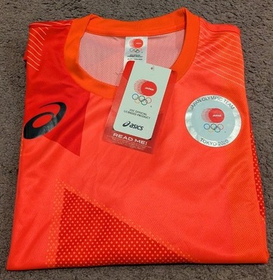 Asics 2020 Tokyo Olympics Team Japan Official T-Shirt NEW WITH TAGS Men's 2XL