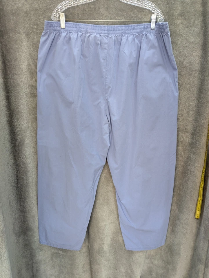 Pantalones Médicos Para Mujer 2X 20W Talla Grande Cintura Elástica Ropa de Trabajo Uniforme Foto 3 de 4