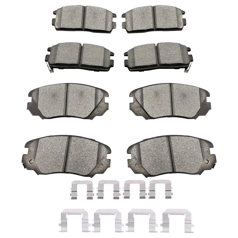 Pastillas de freno delanteras y traseras de cerámica para Chevrolet Equinox GMC Terrain 2010-2017 Foto 2 de 4