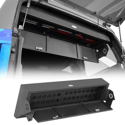 Locking Overhead Trunk Upper Storage for Ford Bronco 21-26 MOLLE Panel Gun Rack