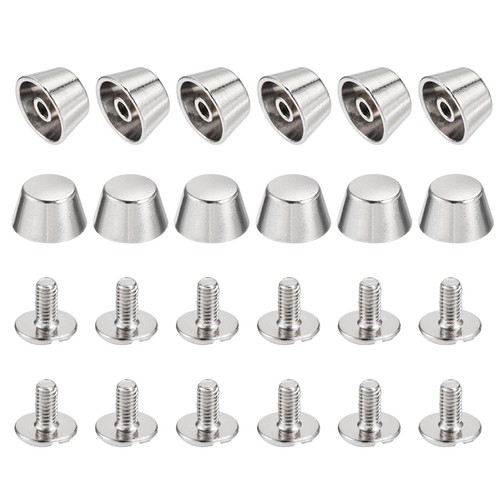 10pcs rivetto rotante bottone in metallo O Ring te... - Grandado