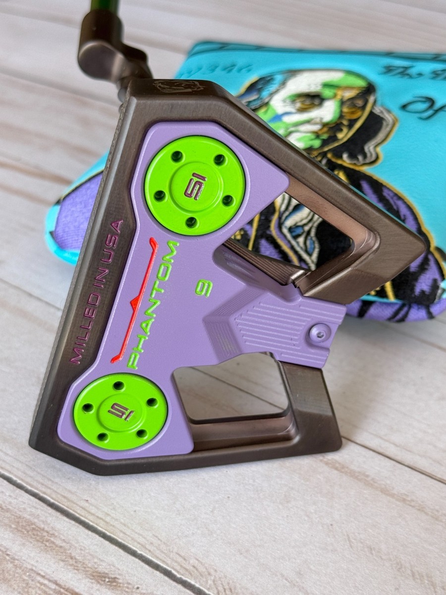 Putter Scotty Cameron Phantom 9.5 – Noir Et Rouge, 35 Pouces – Neuf Avec Headcover Dragon