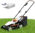 Electric Lawn Mower Cordless,Grass Cutter Machine for 1300 Sq.Ft. Lawnmower with