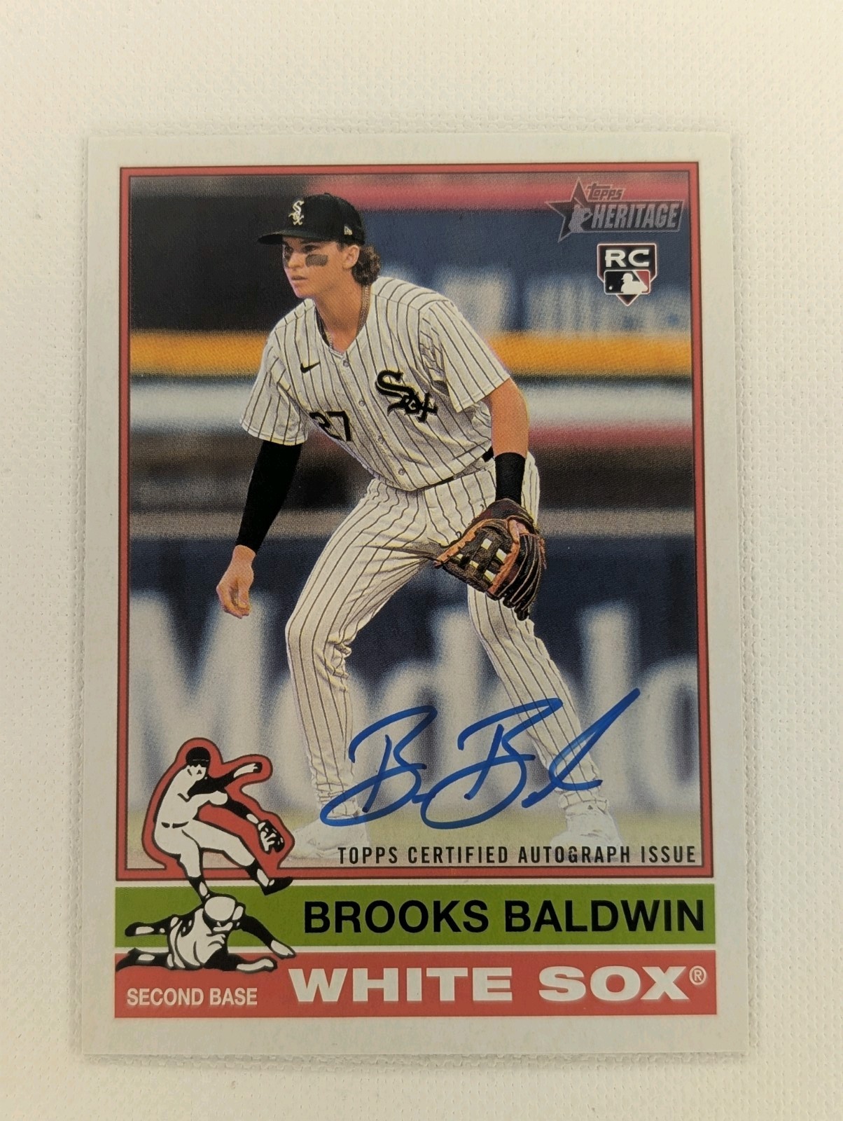 2025 Topps Heritage - Real One Autographs Brooks Baldwin #ROA-BBA (AU, RC)