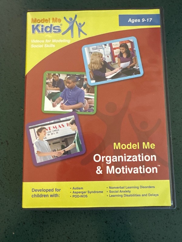 Model Me Kids Organization Motivation - Autism - Social Anxiety New Damaged Case