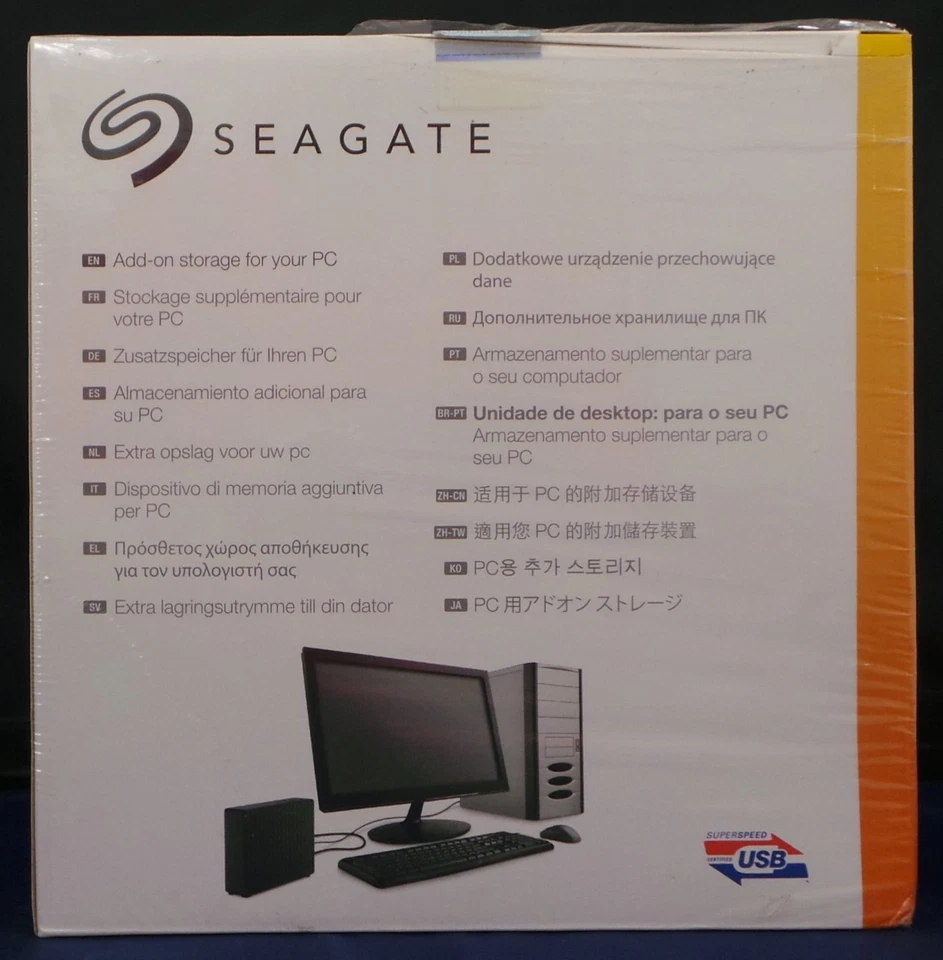 Seagate Expansion 5 TB USB 3.0 Desktop External Hard Drive STEB5000100 BRAND NEW - Image 2 of 4