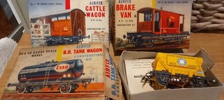 Railway Model Rolling Stock H0 00 Airfix Vintage Kits Made (4) Orig Packaging