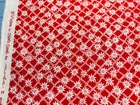 Cotton Fabric 1930s Repro PRETTY White & Red Daisies Chloe's Closet Moda FQ