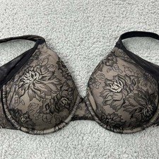 Bali Bra 36D T-Shirt Bra 6548 One Smooth U Side Smoothing Foam Underwire Bra