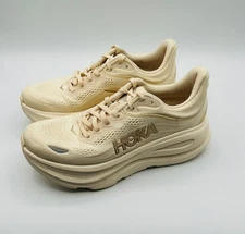 NEW HOKA Bondi 9 Shoes Sneakers Women's 7.5 Vanilla Cliff Hook 1162012 Lot