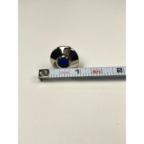 Gemelli vintage tono blu e argento - Foto 3 di 5