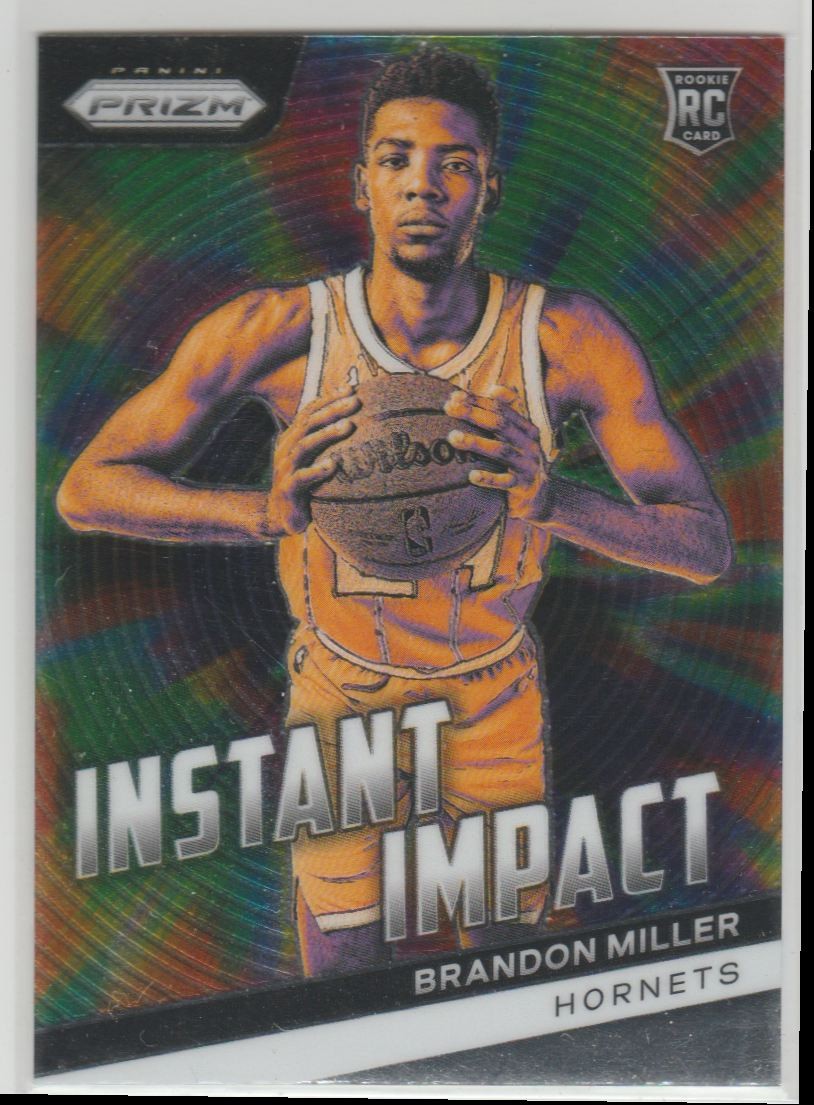 2023-24 Panini Prizm Instant Impact Brandon Miller Rookie Charlotte Hornets #4