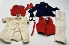 VINTAGE MATTEL BARBIE KEN VICTORY DANCE #1411 TIE JACKET SLACKS SHOES VEST 8 PC