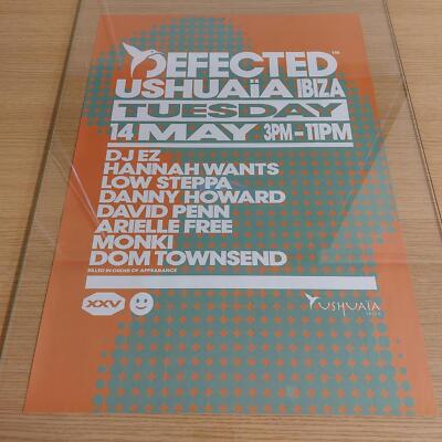DEFECTED 2024 @ USHUAIA IBIZA - IBIZA CLUB POSTERS - DJ TECH HOUSE MUSIC