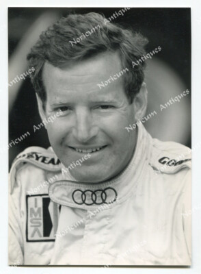 Foto Potrait Audi-Pilot Hurley Haywood, Pressefoto Werkfoto