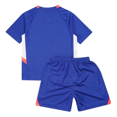 Boys Uniform Round Neck Outfits Sport Clothes Set Drawstring Top Soccer Shorts - Picture 19 of 45