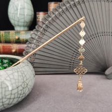 Chinese Traditional Long Tassels Hair Clip Metal Hair Sticks Pins Wedding Hair