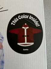 New Comfy Dream Wearable Blanket Adult One Size Santa Claus Red Black Hood