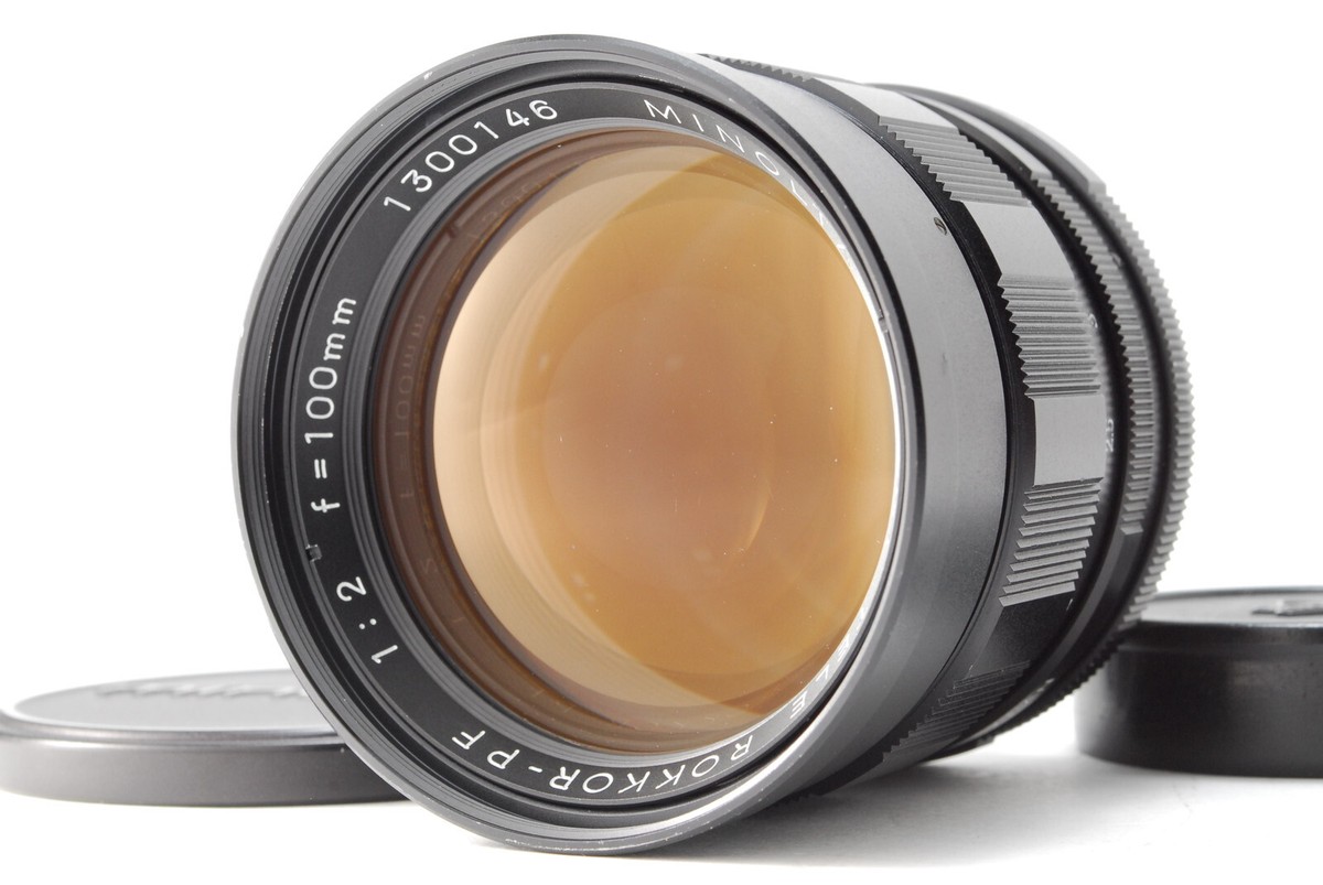 MINT] Minolta MC Auto Tele Rokkor PF 100mm f2 for MD Mount