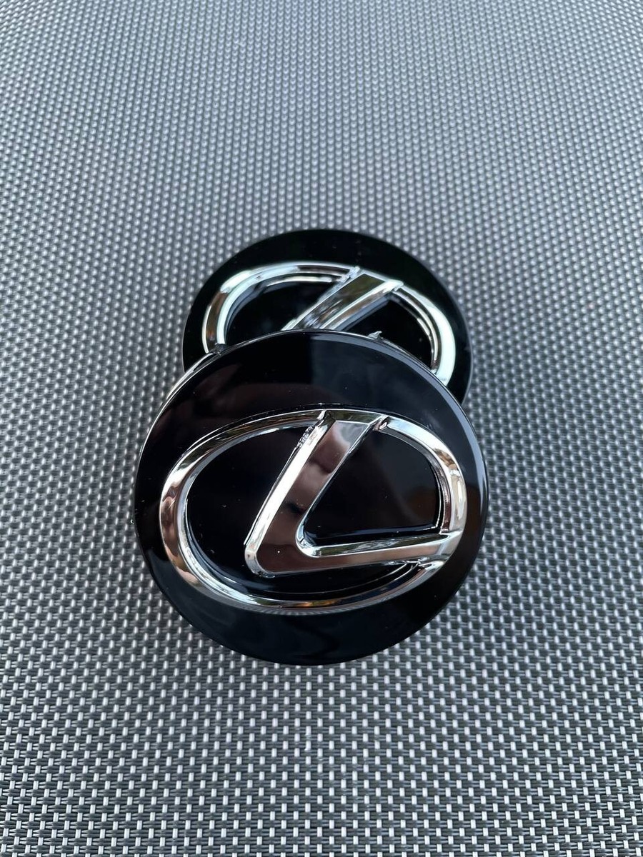 LEXUS SET OF 4 BLACK 62 mm/2.44in Wheel Center Caps | eBay