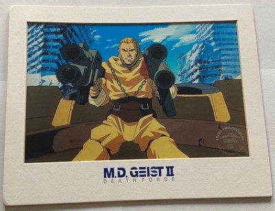 MD Geist II Death Force Animation Cel Print w/COA Limited 1/1500 Authentic