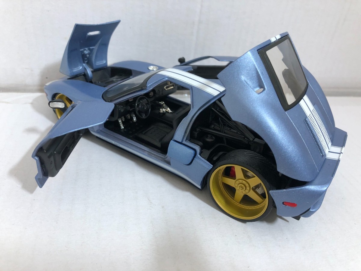 JADA BIGTIME KUSTOMS BTK 2005 FORD GT MATTE BLUE 1:24