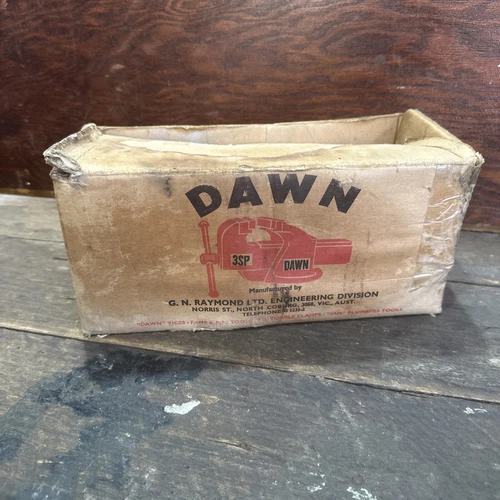 Dawn 3SP Vice Vintage Empty Box North Coburg Address 